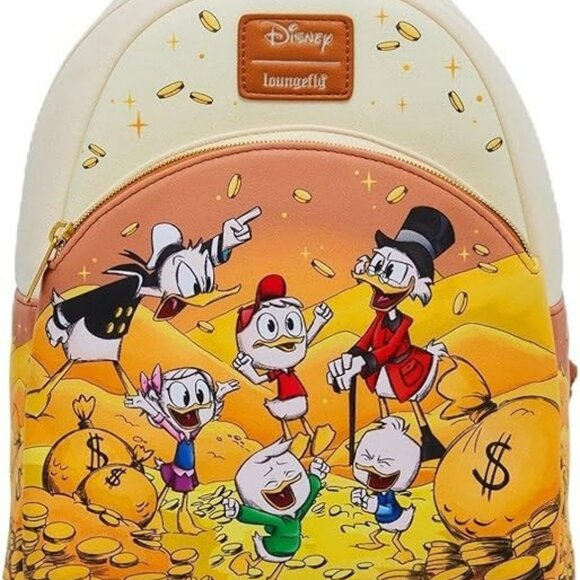 ducktales mini backpack Loungefly x Disney Scrooge – GeekCore Disney leather backpack for everyday